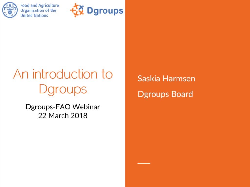 Introduction to Dgroups