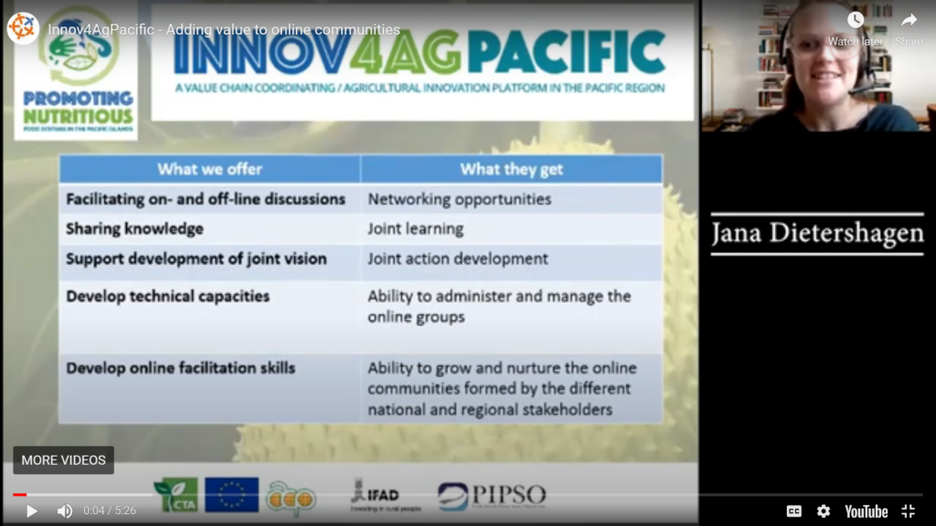 Innov4AgPacific – Adding value online