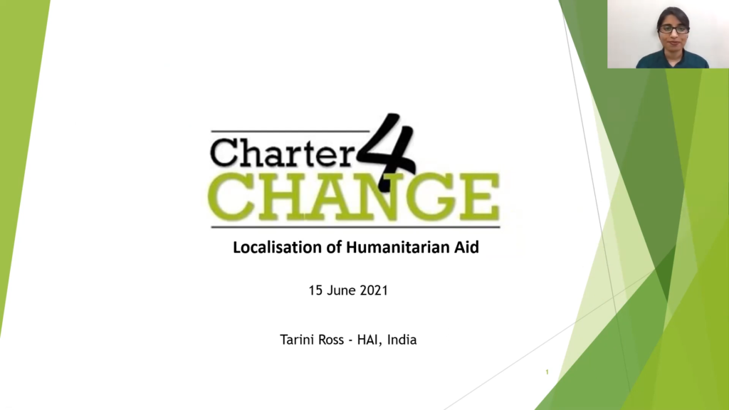 Charter4Change - Adding value online